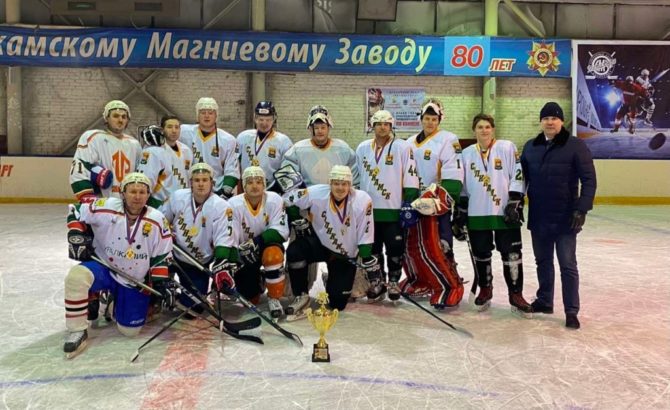 Хоккейная команда Соликамска одержала победу